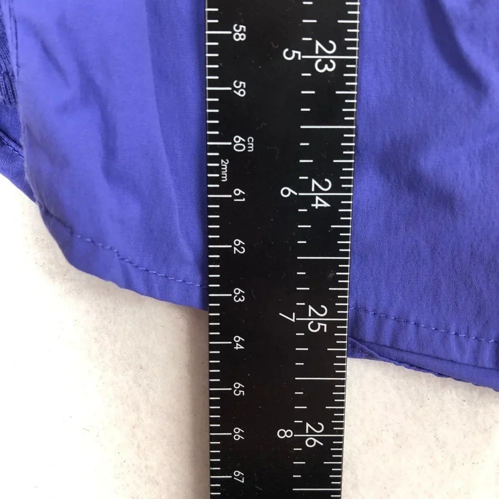 Lucy Women's Size Large Purple Long Sleeve Button Down Shirt Collared - Picture 6 of 10